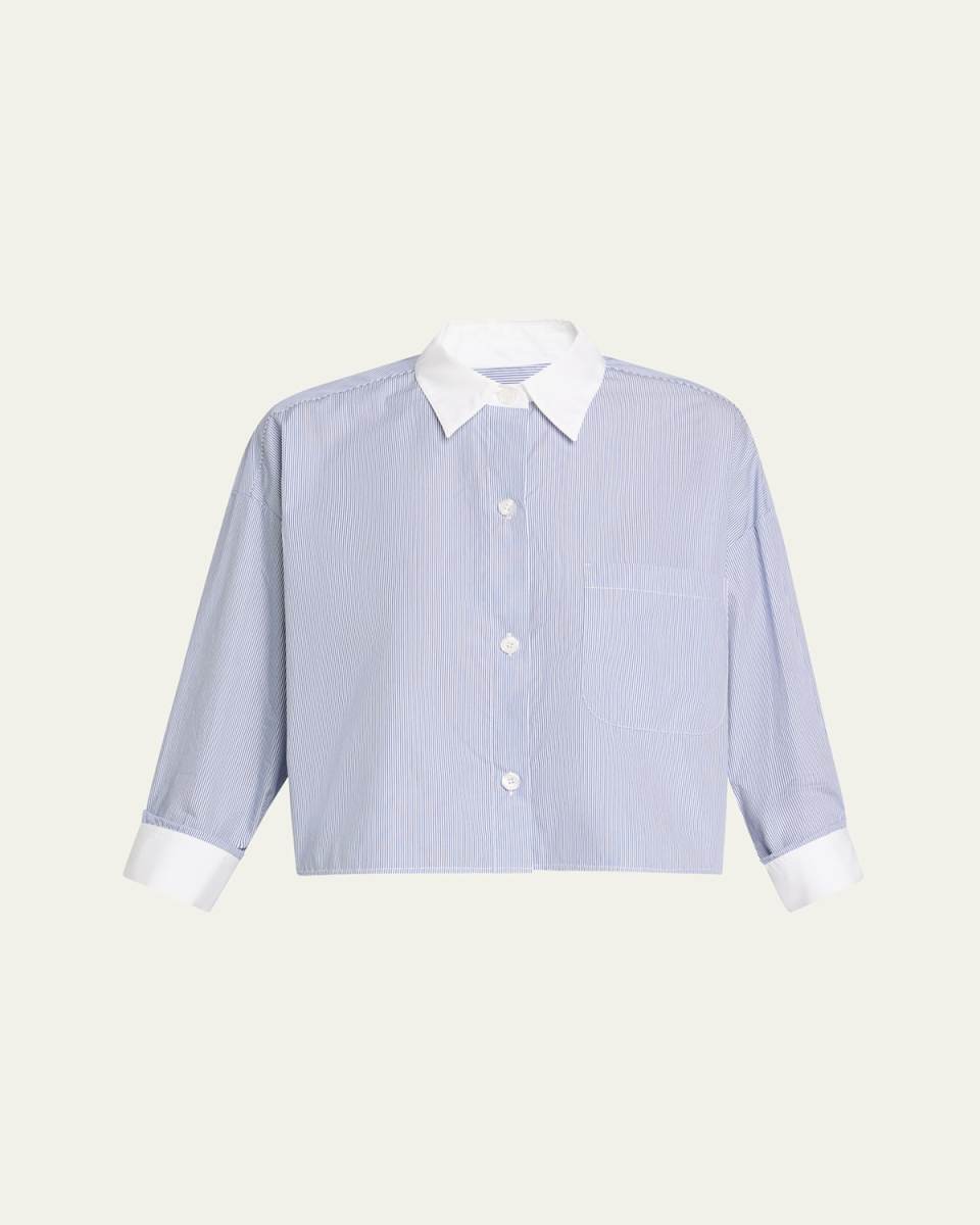 Soon To Be Ex Striped Button-Front Shirt
